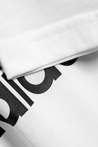 adidas Essential White Logo T-Shirt